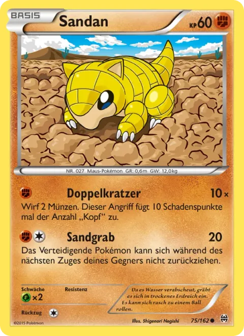 Sandshrew [Double Scratch | Sand Tomb]
