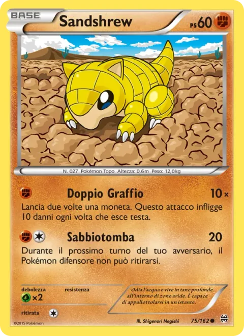 Sandshrew [Double Scratch | Sand Tomb]
