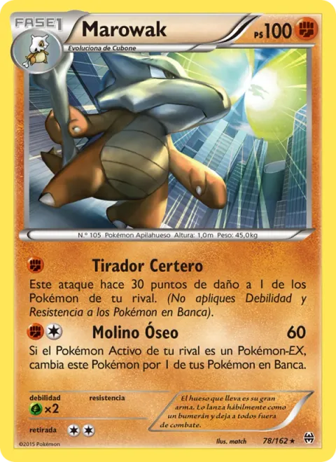 Marowak [Sharpshooting | Bone Windmill]