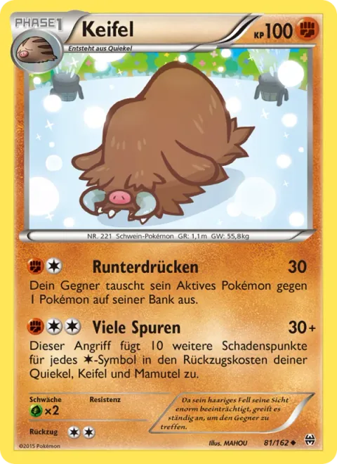 Piloswine [Push Down | Gathering Footsteps]