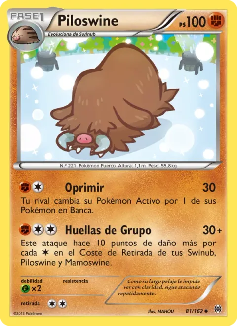 Piloswine [Push Down | Gathering Footsteps]