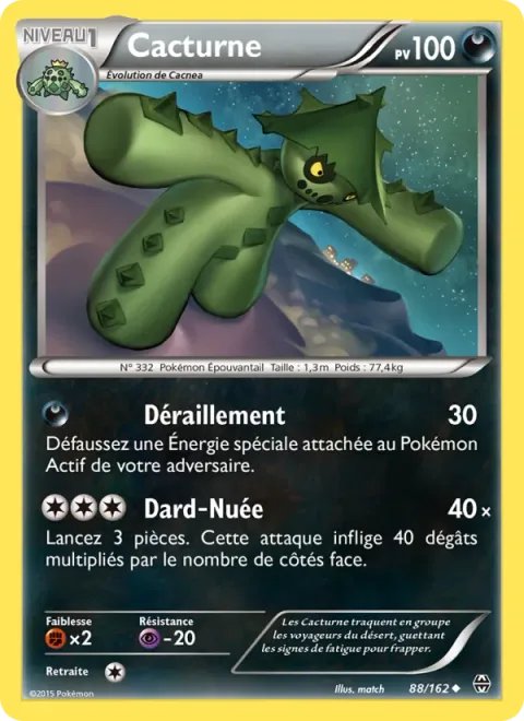 Cacturne [Derail | Pin Missile]