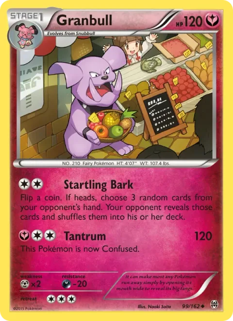 Granbull [Startling Bark | Tantrum]