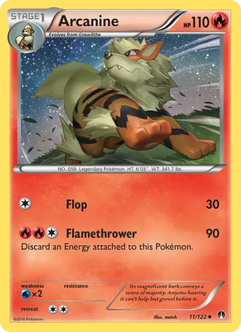 Arcanine [Flop | Flamethrower]