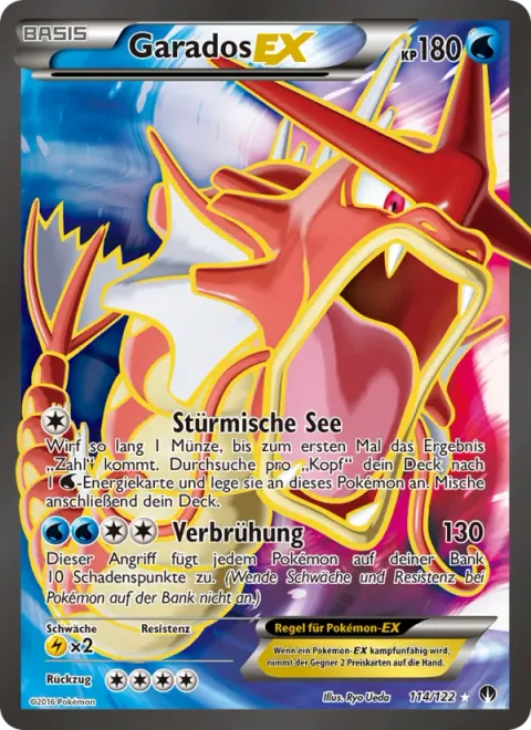 Gyarados EX [Stormy Seas | Splash Burn]