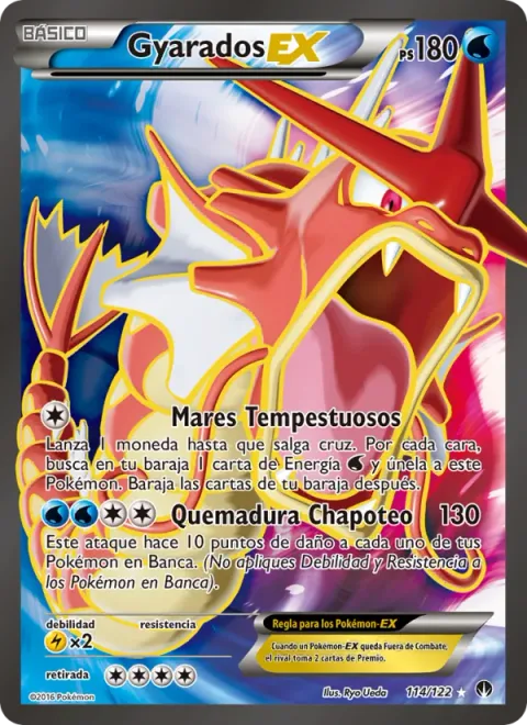 Gyarados EX [Stormy Seas | Splash Burn]