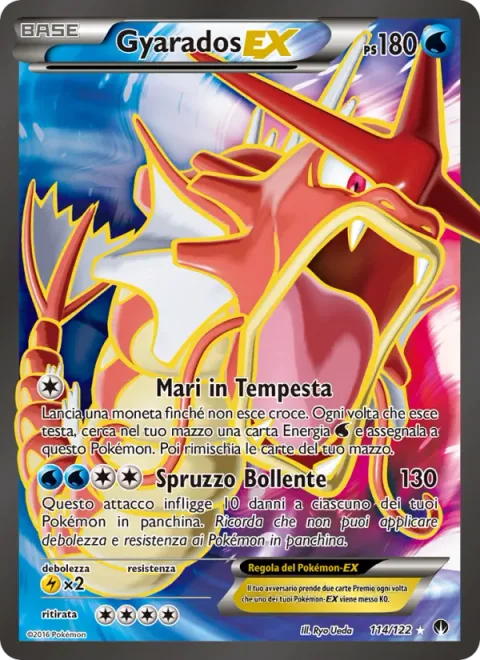 Gyarados EX [Stormy Seas | Splash Burn]