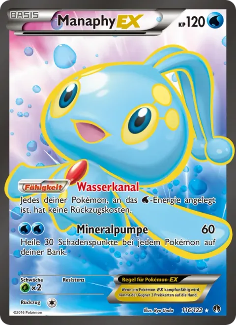 Manaphy EX [Aqua Tube | Mineral Pump]