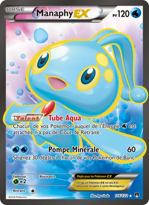 Manaphy EX [Aqua Tube | Mineral Pump]