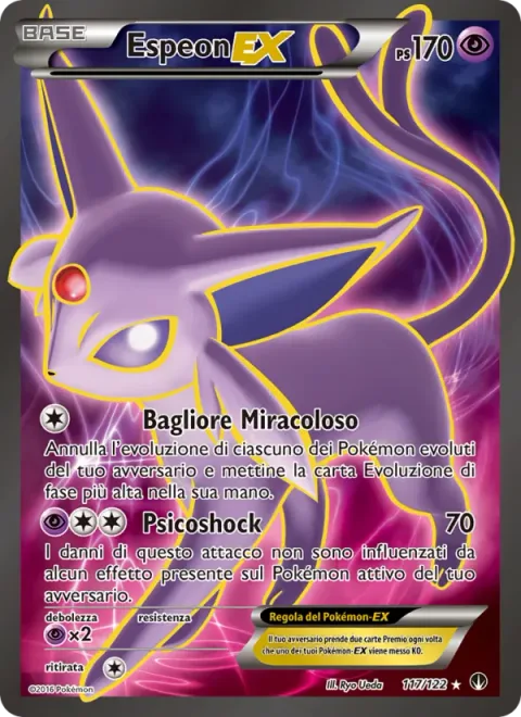 Espeon EX [Miraculous Shine | Psyshock]