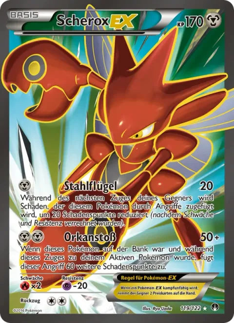 Scizor EX [Steel Wing | Gale Thrust]