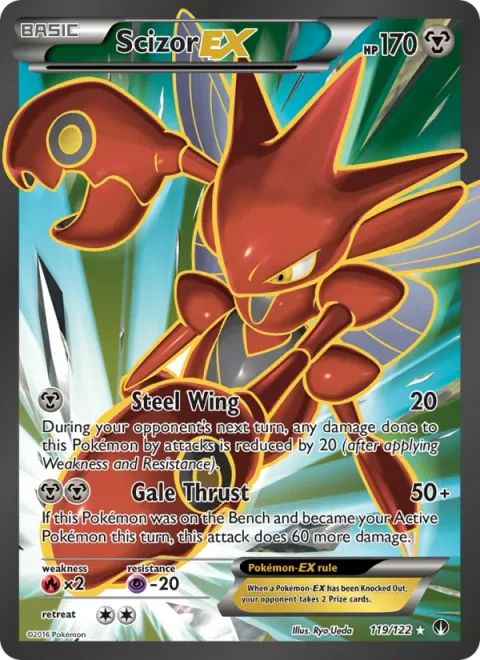 Scizor EX [Steel Wing | Gale Thrust]