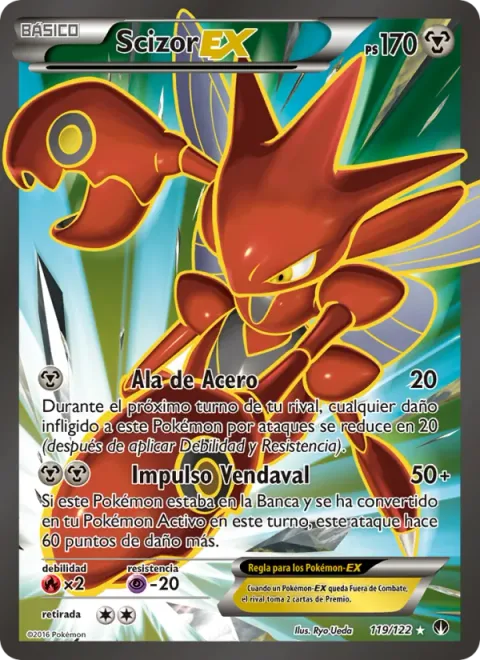 Scizor EX [Steel Wing | Gale Thrust]