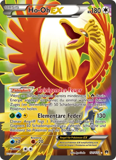 Ho-Oh EX [Purifying Fire | Elemental Feather]