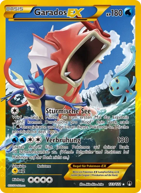 Gyarados EX [Stormy Seas | Splash Burn]