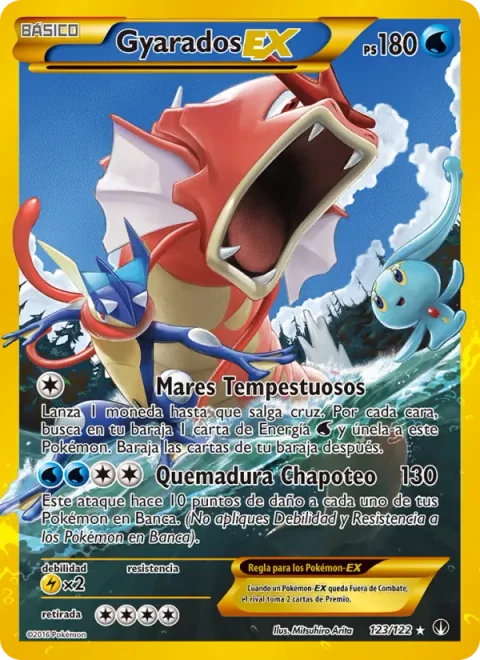 Gyarados EX [Stormy Seas | Splash Burn]