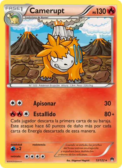 Camerupt [Ram | Eruption]