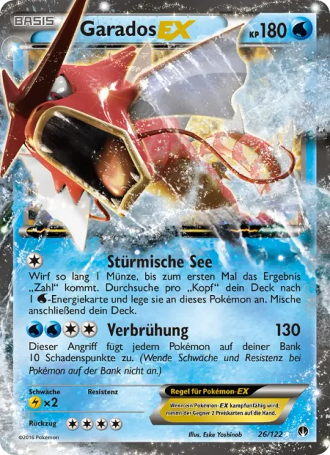 Gyarados EX [Stormy Seas | Splash Burn]