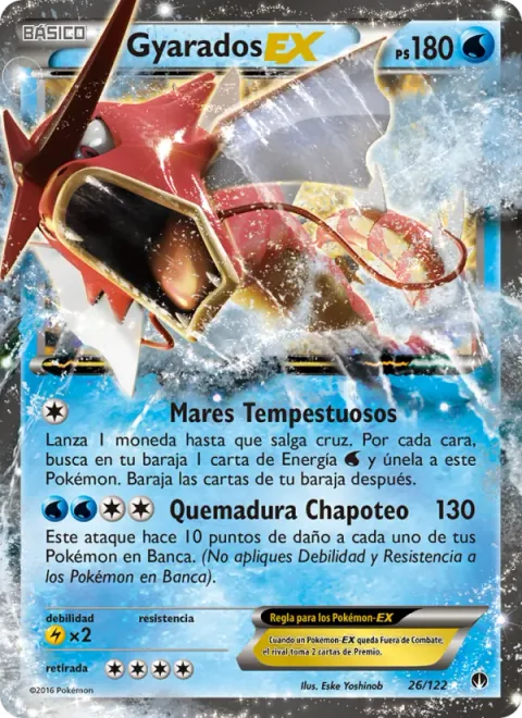 Gyarados EX [Stormy Seas | Splash Burn]