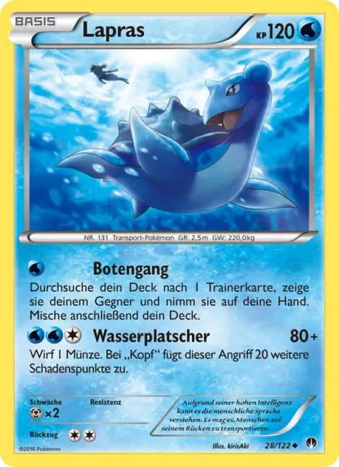 Lapras [Errand-Running | Water Splash]