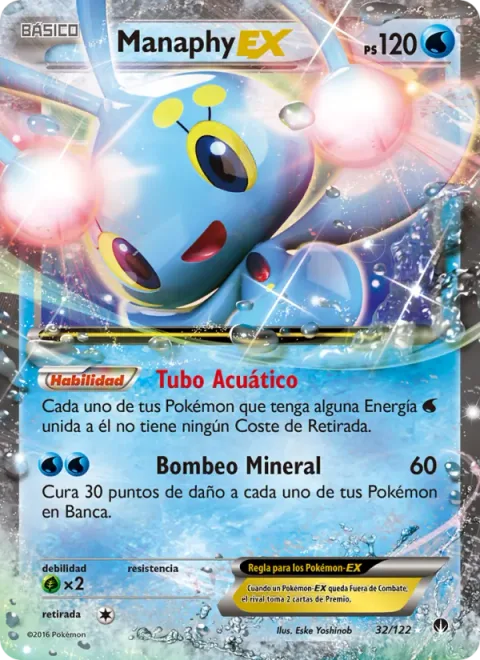 Manaphy EX [Aqua Tube | Mineral Pump]
