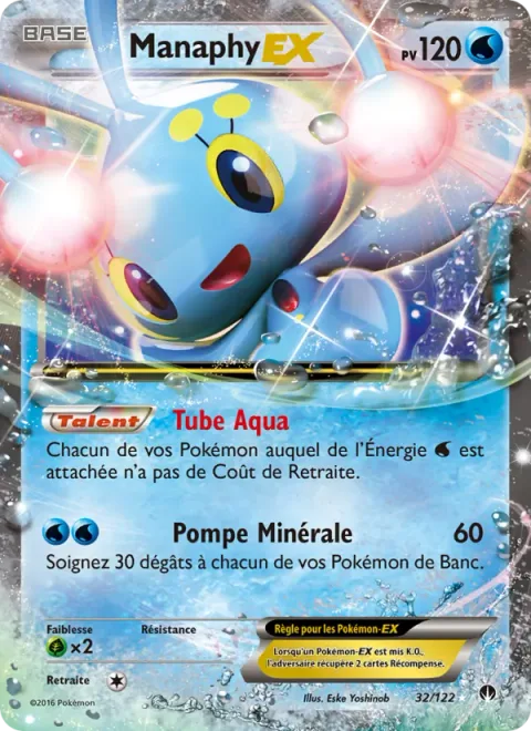 Manaphy EX [Aqua Tube | Mineral Pump]