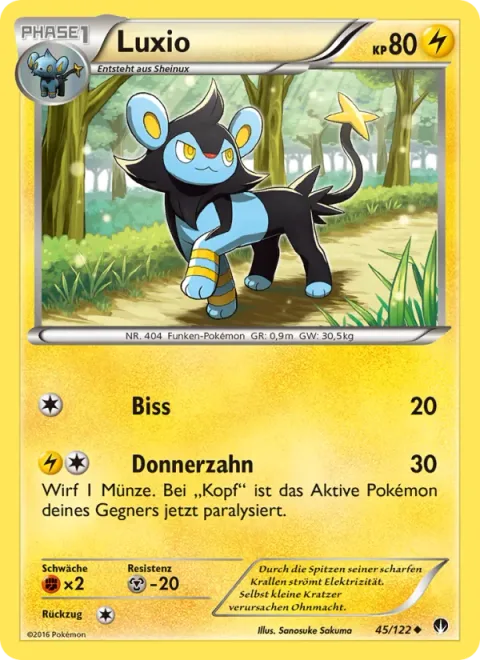 Luxio [Bite | Thunder Fang]