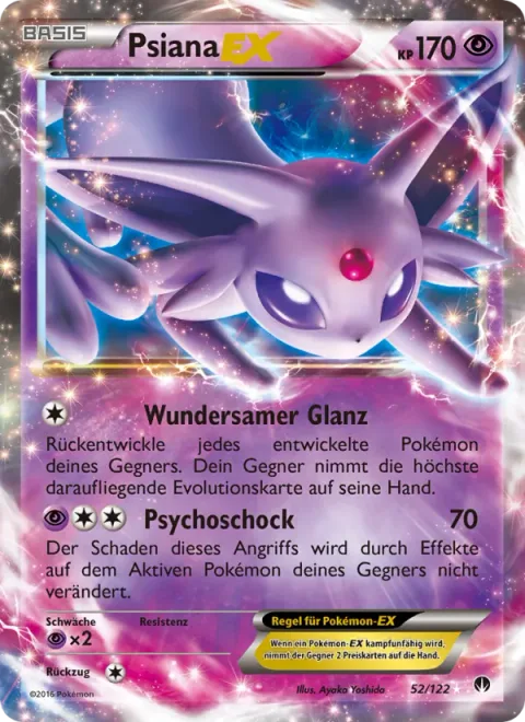 Espeon EX [Miraculous Shine | Psyshock]