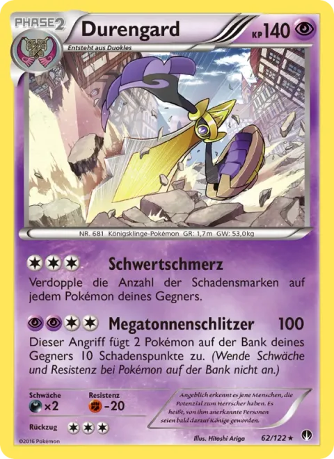 Aegislash [Painful Sword | Megaton Slash]
