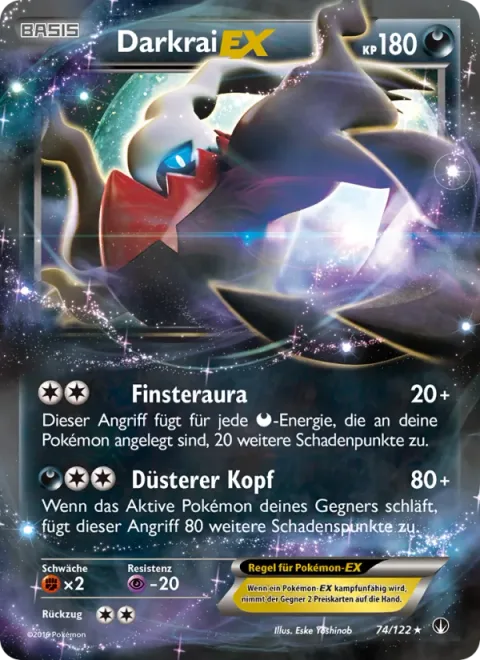 Darkrai EX [Dark Pulse | Dark Head]