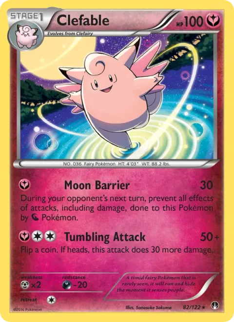 Clefable [Moon Barrier | Tumbling Attack]