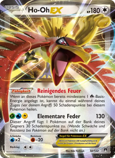 Ho-Oh EX [Purifying Fire | Elemental Feather]