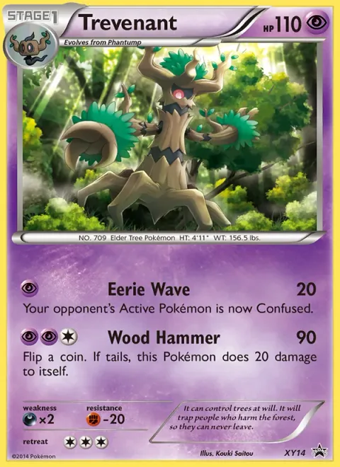 Trevenant [Eerie Wave | Wood Hammer]