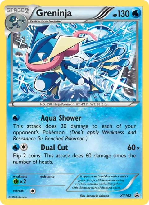 Greninja EX [Sharpshooting | Aqua Blast]