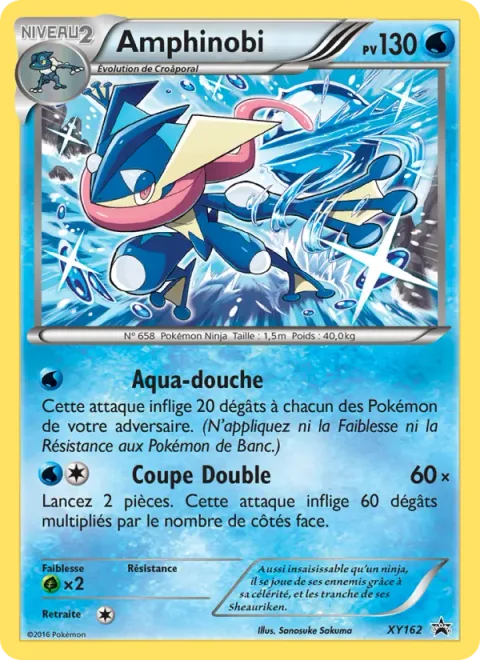 Greninja EX [Sharpshooting | Aqua Blast]