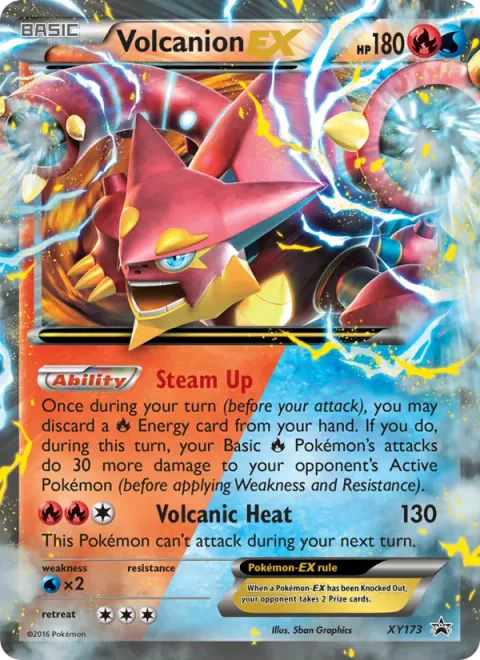 Volcanion EX [Steam Up | Volcanic Heat]