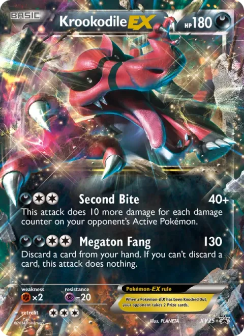 Krookodile EX [Second Bite | Megaton Fang]