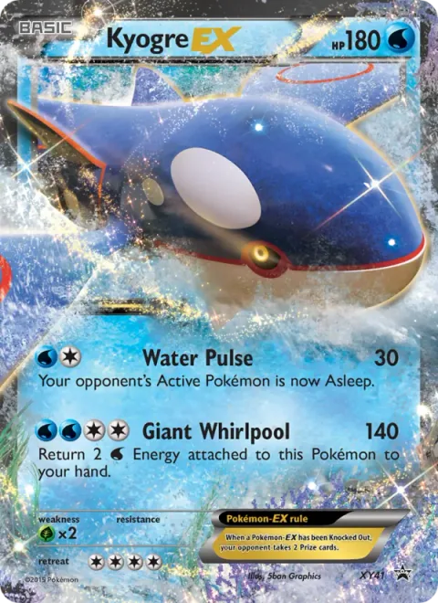 Kyogre EX [Water Pulse | Giant Whirlpool]