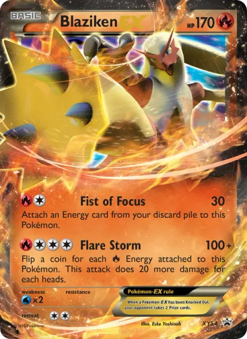 Blaziken EX [Fist of Focus | Flare Storm]