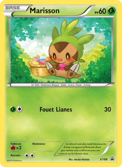 Chespin [Vine Whip | Seed Bomb]