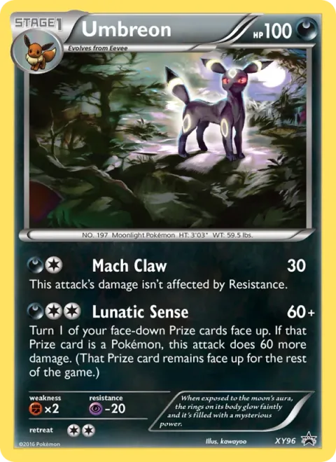 Umbreon [Mach Claw | Lunatic Sense]