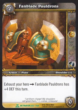 Fanblade Pauldrons