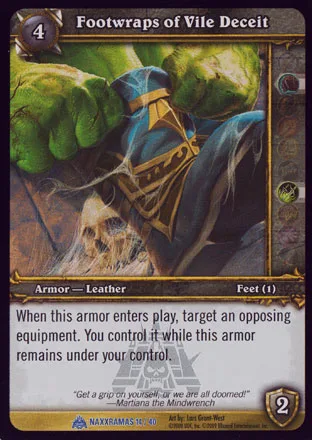 Footwraps of Vile Deceit