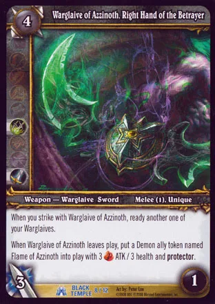 Warglaive of Azzinoth, Right Hand of the Betrayer