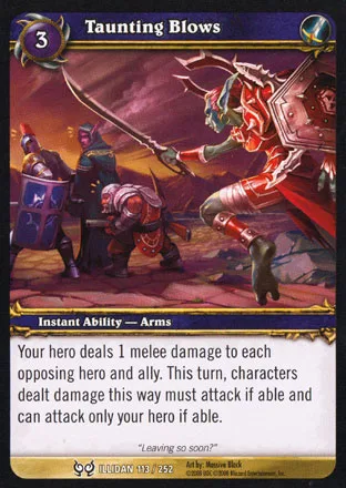 Taunting Blows