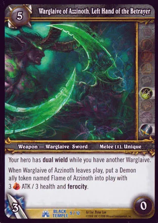 Warglaive of Azzinoth, Left Hand of the Betrayer