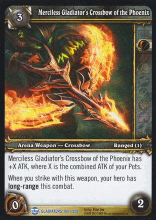 Merciless Gladiator's Crossbow of the Phoenix