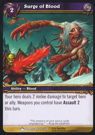 Surge of Blood