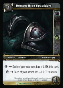Demon Hide Spaulders