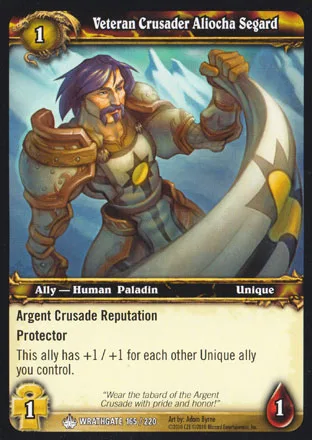 Veteran Crusader Aliocha Segard